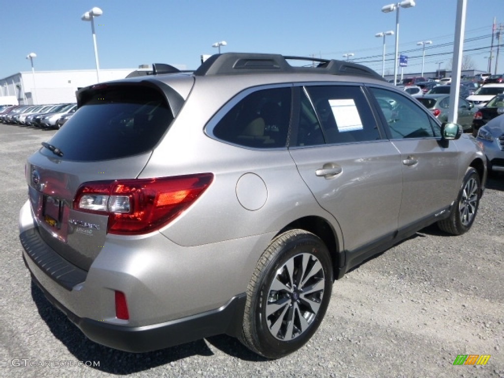 2016 Outback 2.5i Limited - Tungsten Metallic / Warm Ivory photo #8