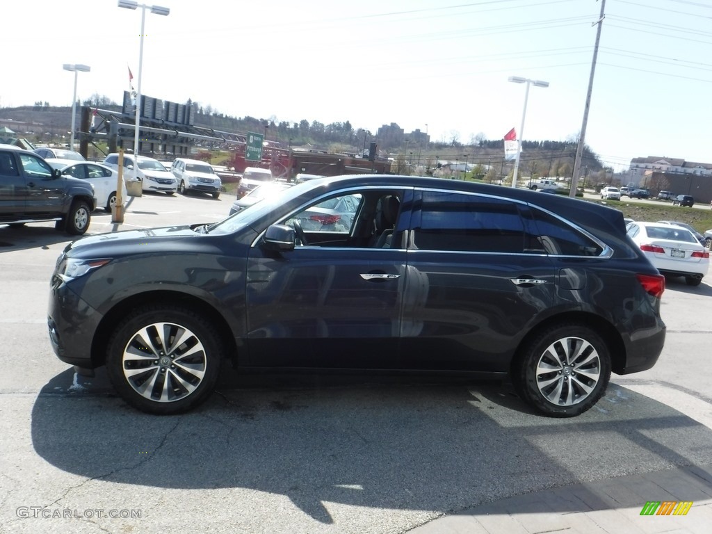 2014 MDX SH-AWD Technology - Graphite Luster Metallic / Ebony photo #9