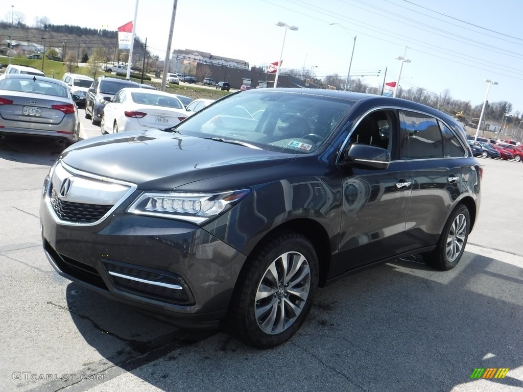 2014 MDX SH-AWD Technology - Graphite Luster Metallic / Ebony photo #10