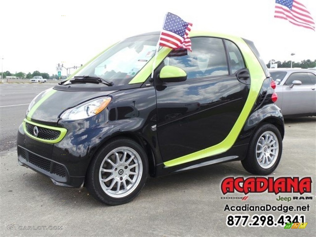 2013 fortwo pure coupe - Deep Black / Design Black photo #1