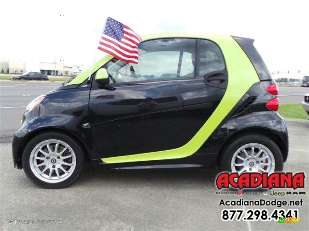 2013 fortwo pure coupe - Deep Black / Design Black photo #2