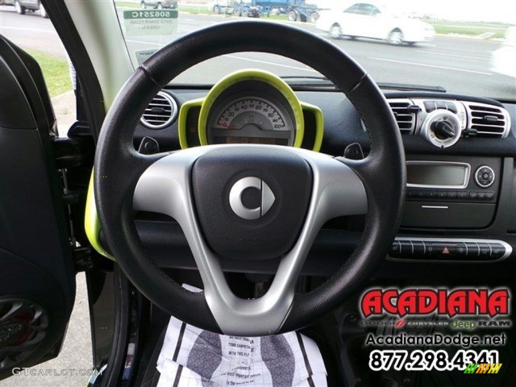 2013 fortwo pure coupe - Deep Black / Design Black photo #12