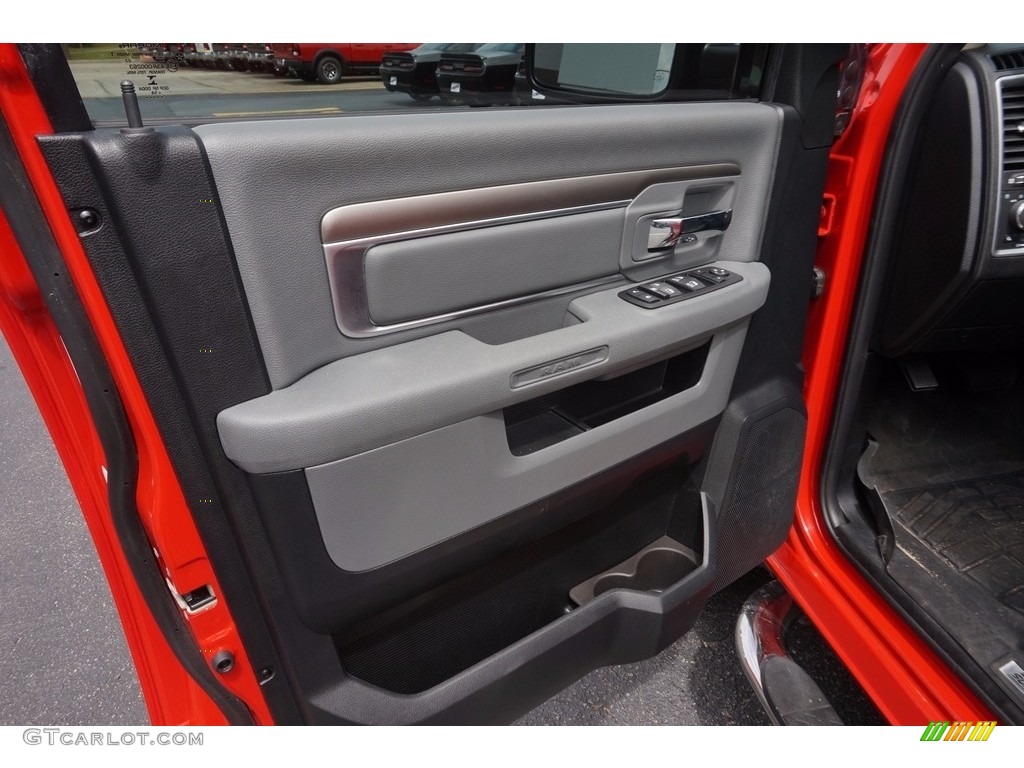 2014 1500 Big Horn Quad Cab 4x4 - Flame Red / Black/Diesel Gray photo #12