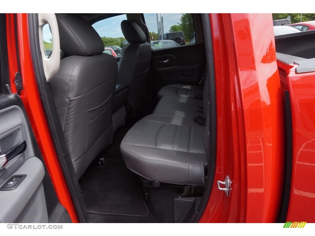 2014 1500 Big Horn Quad Cab 4x4 - Flame Red / Black/Diesel Gray photo #13