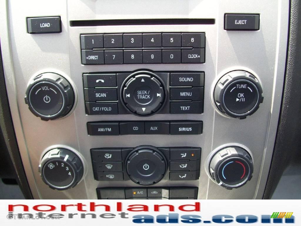2009 Escape XLT V6 4WD - Black Pearl Slate Metallic / Charcoal photo #19