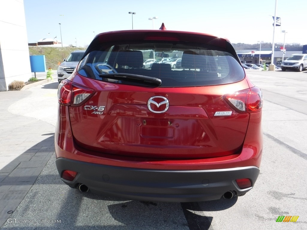 2013 CX-5 Sport AWD - Zeal Red Mica / Black photo #7