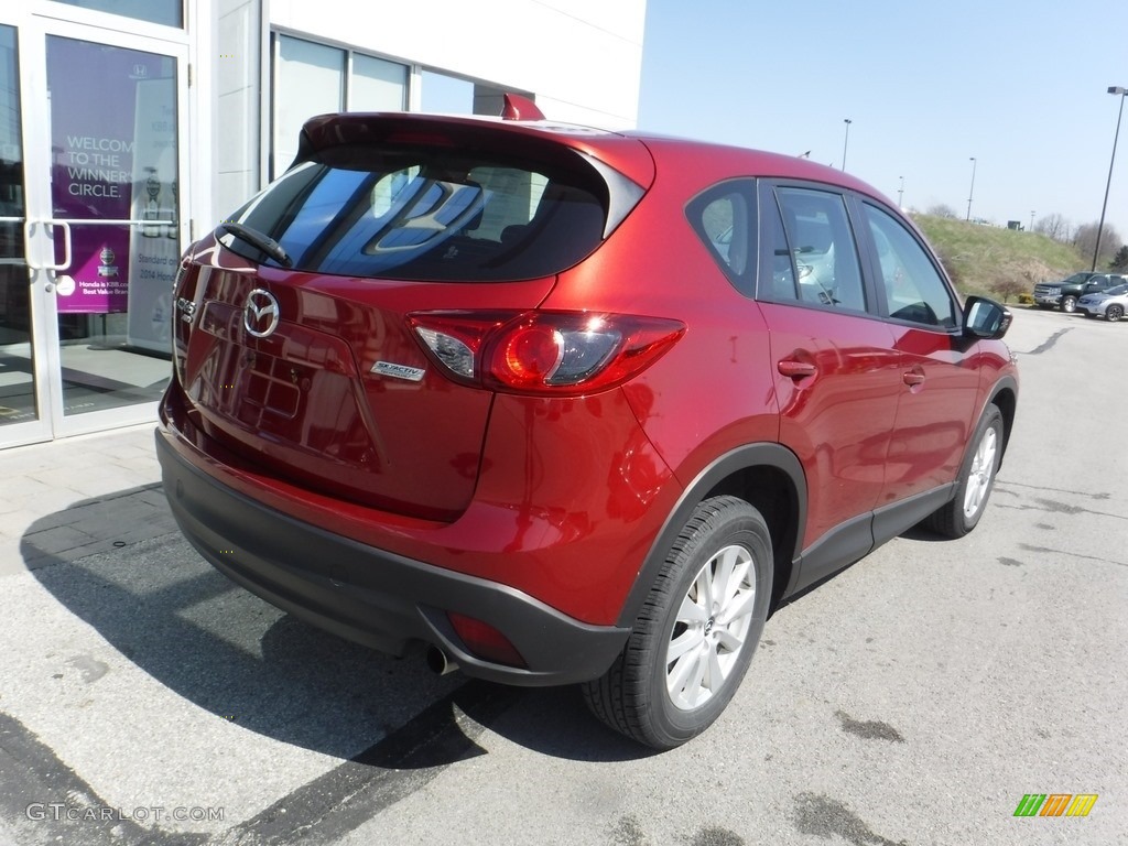 2013 CX-5 Sport AWD - Zeal Red Mica / Black photo #8