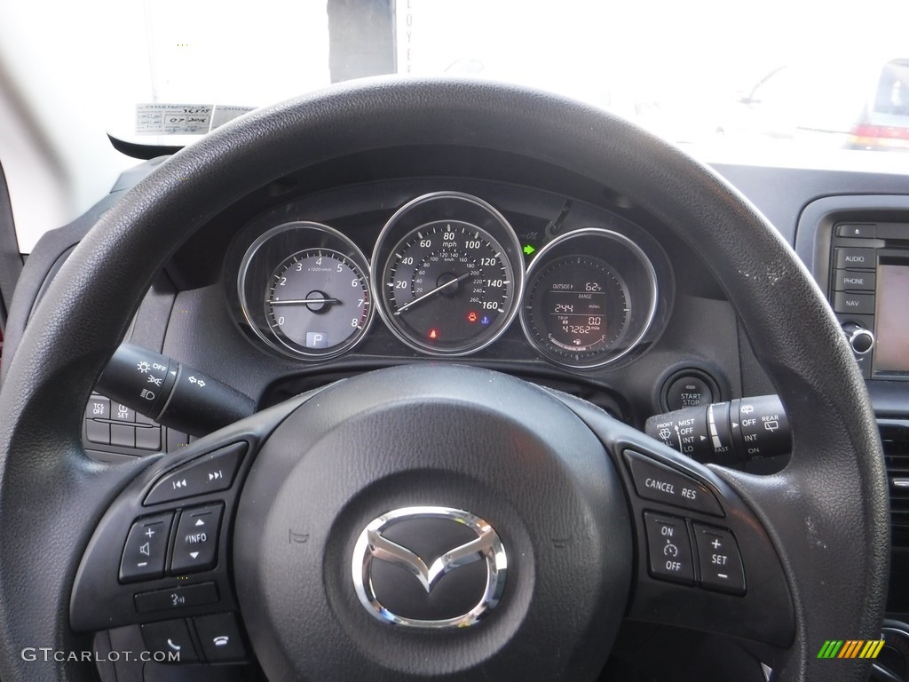 2013 CX-5 Sport AWD - Zeal Red Mica / Black photo #15