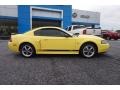 2003 Zinc Yellow Ford Mustang Mach 1 Coupe  photo #8