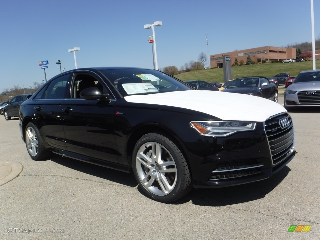 2016 A6 3.0 TFSI Premium Plus quattro - Mythos Black Metallic / Black photo #8