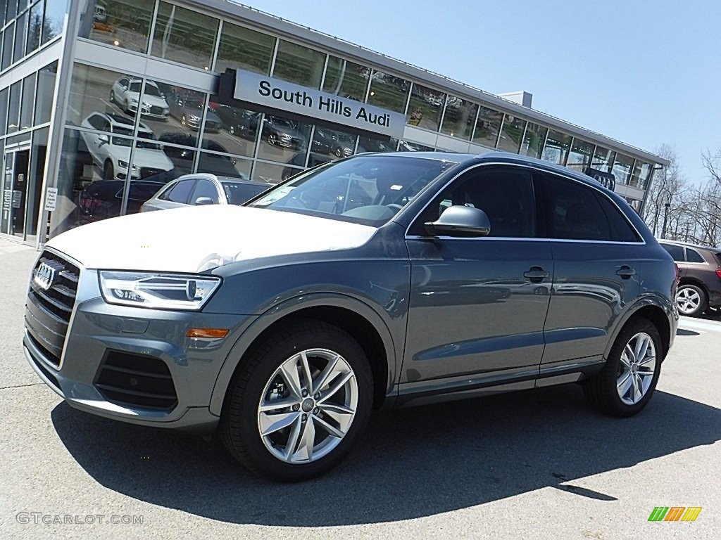 2016 Q3 2.0 TSFI Premium Plus quattro - Monsoon Gray Metallic / Black photo #1