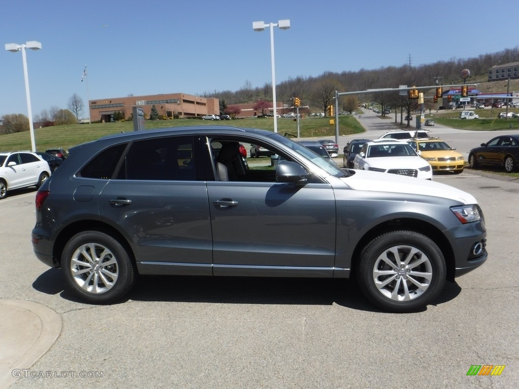 2016 Q5 2.0 TFSI Premium quattro - Monsoon Gray Metallic / Black photo #8