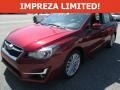 Venetian Red Pearl 2016 Subaru Impreza 2.0i Limited 4-door