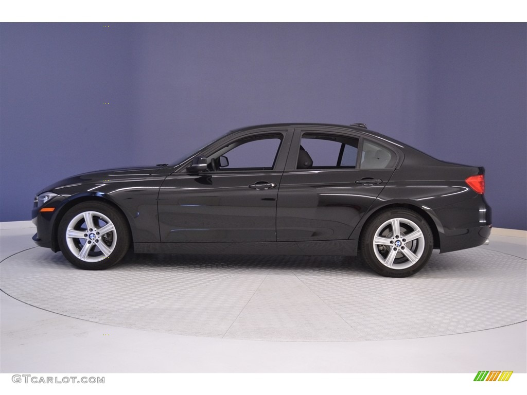 2013 3 Series 320i Sedan - Jet Black / Black photo #4