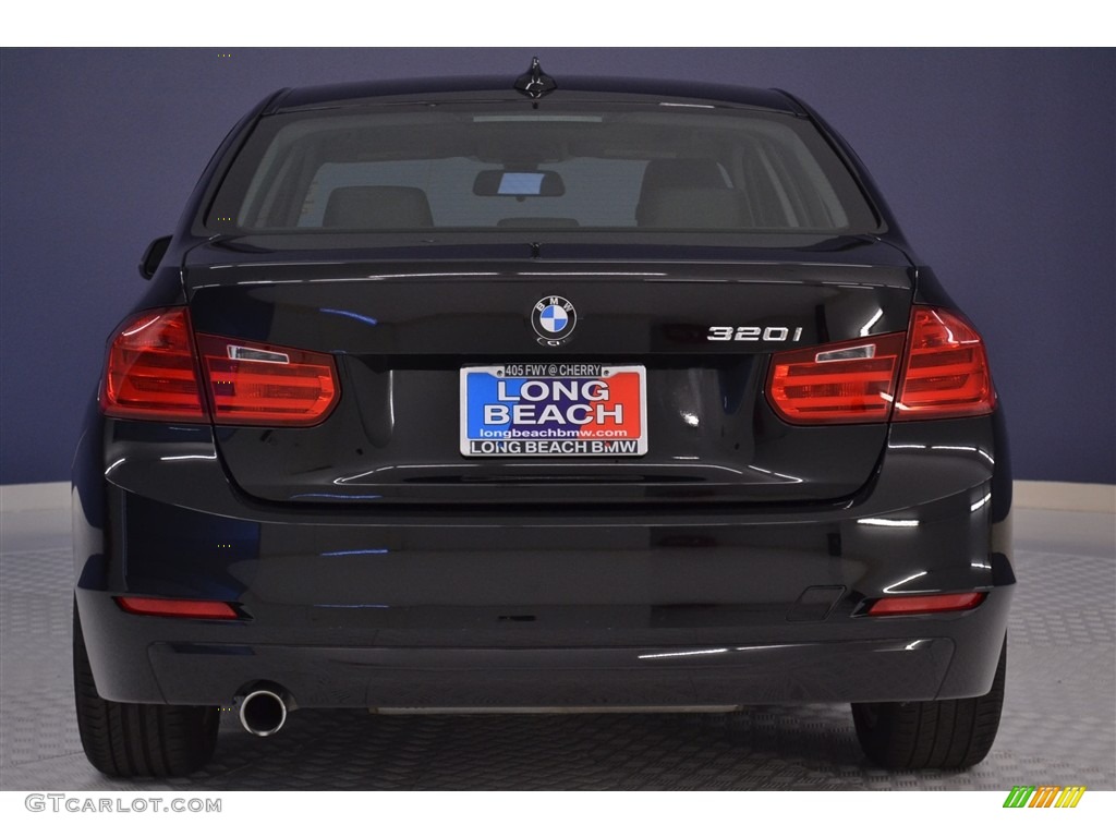 2013 3 Series 320i Sedan - Jet Black / Black photo #6