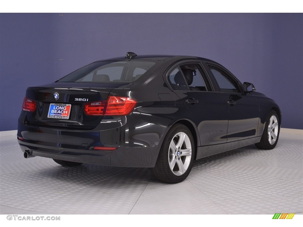 2013 3 Series 320i Sedan - Jet Black / Black photo #7