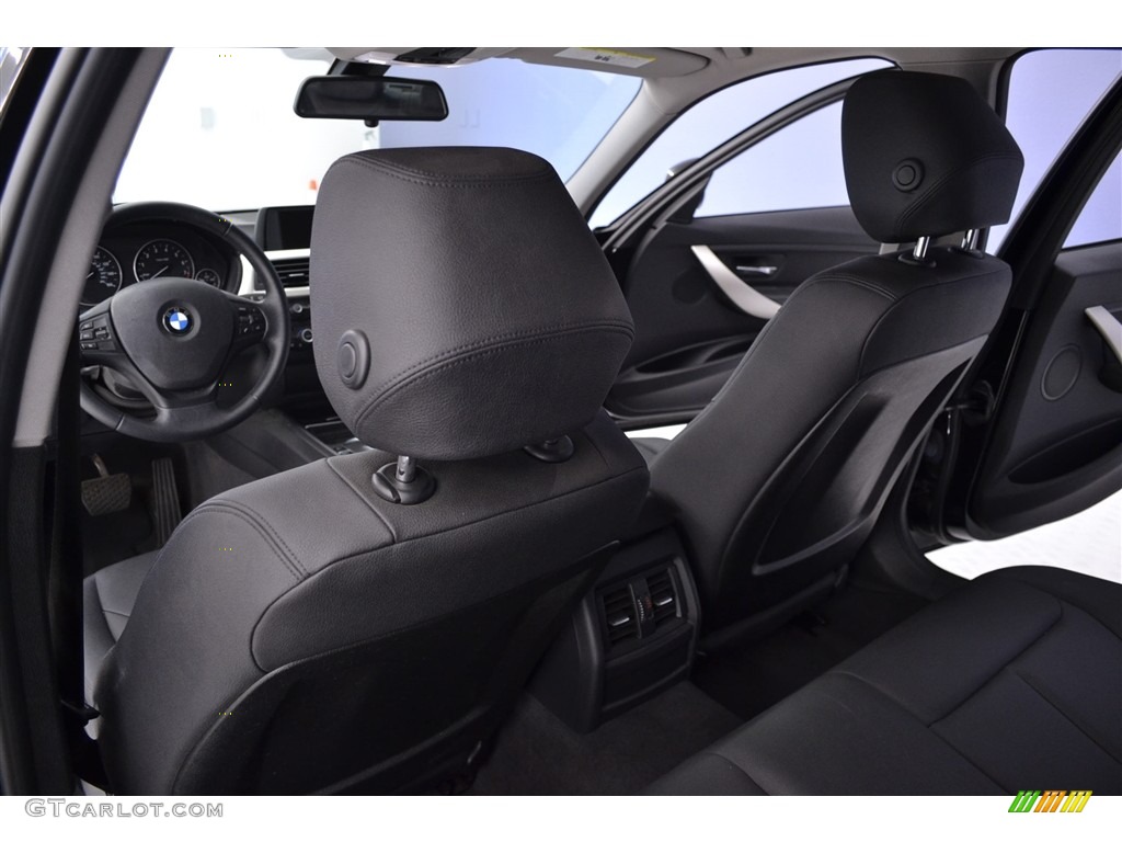 2013 3 Series 320i Sedan - Jet Black / Black photo #13