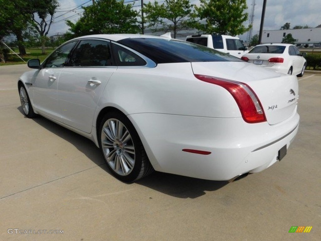 2015 XJ XJL Portfolio - Polaris White / Cashew/Truffle photo #6