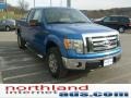 2009 Blue Flame Metallic Ford F150 XLT SuperCab 4x4  photo #5