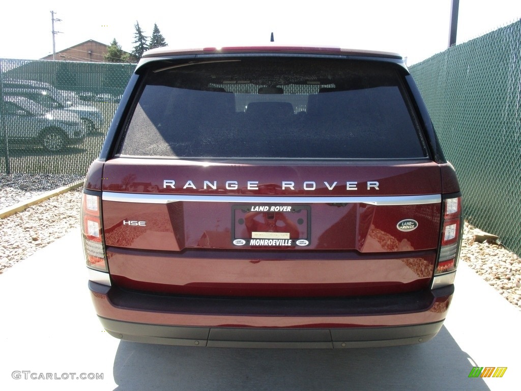 2016 Range Rover HSE - Montalcino Red Metallic / Ebony/Cirrus photo #9