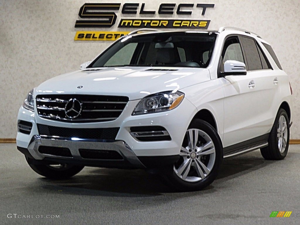 2014 ML 350 4Matic - Polar White / Grey photo #1