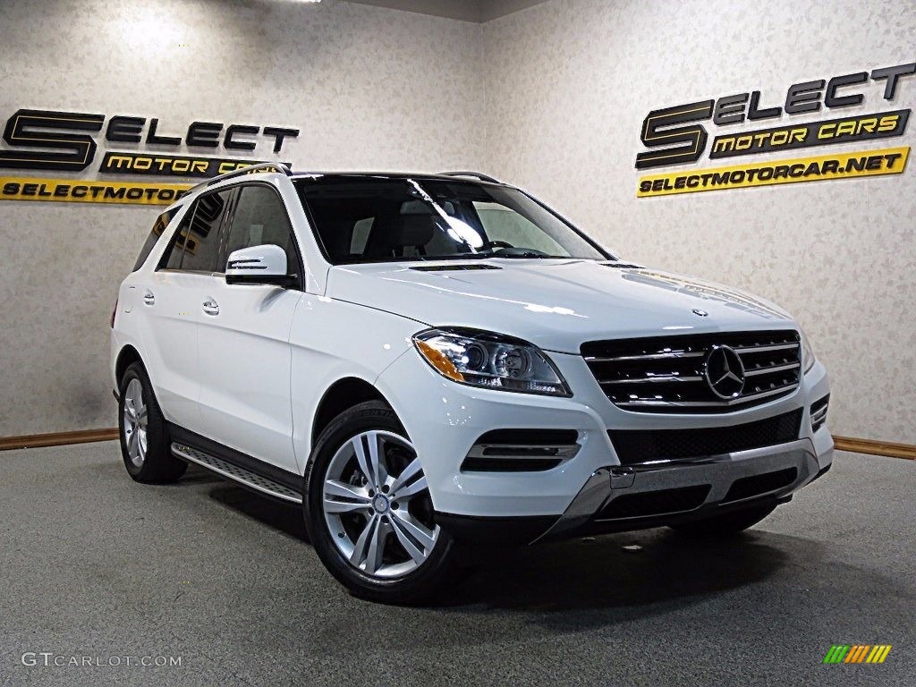 2014 ML 350 4Matic - Polar White / Grey photo #6