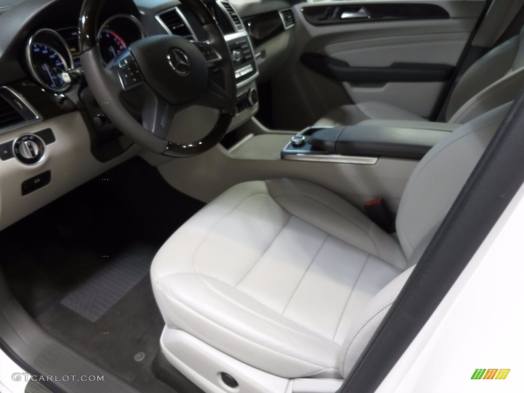 2014 ML 350 4Matic - Polar White / Grey photo #9