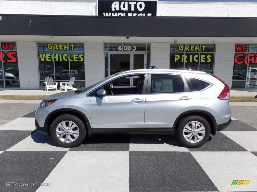 2014 CR-V EX-L AWD - Alabaster Silver Metallic / Gray photo #1