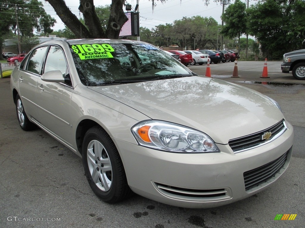 2008 Impala LS - Gold Mist Metallic / Ebony Black photo #1