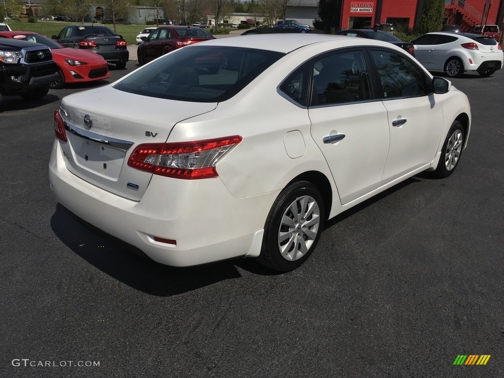2013 Sentra SV - Aspen White / Charcoal photo #37