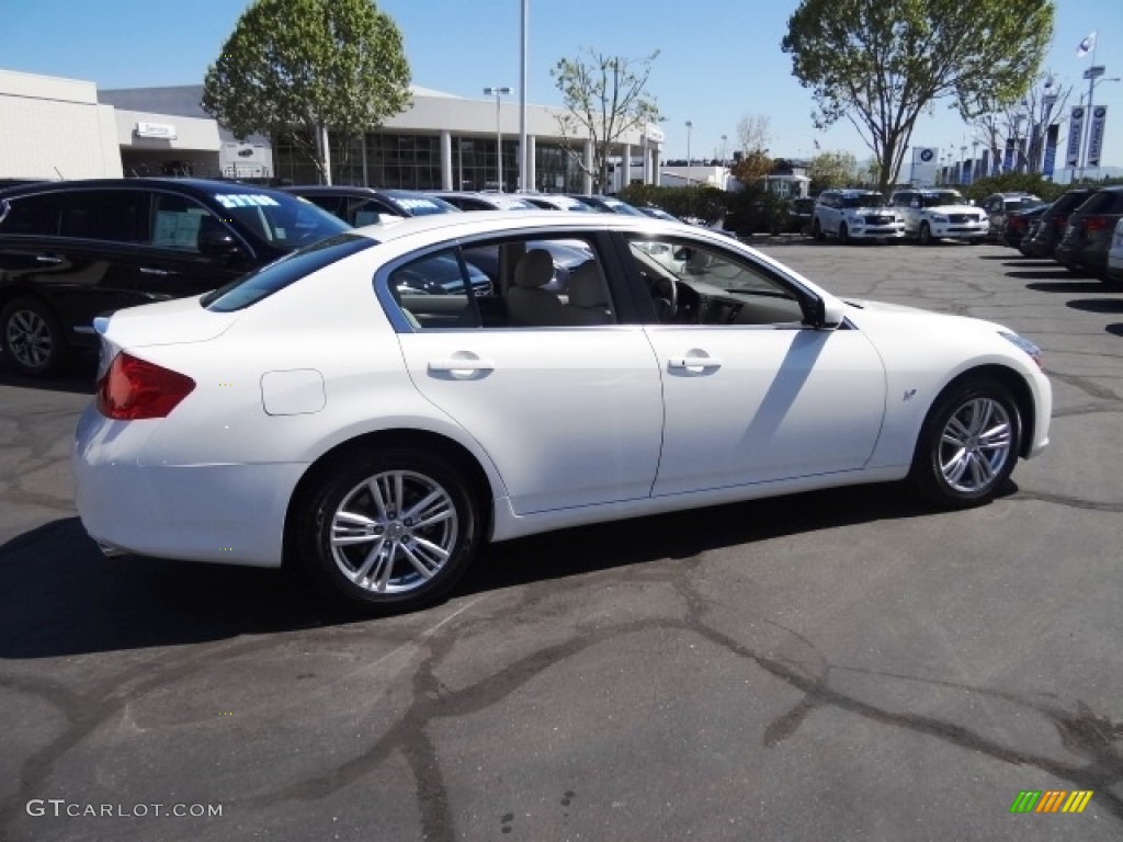 Moonlight White 2015 Infiniti Q40 AWD Sedan Exterior Photo #112381910