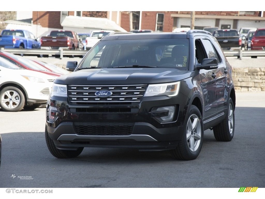 2016 Explorer XLT 4WD - Shadow Black / Ebony Black photo #1