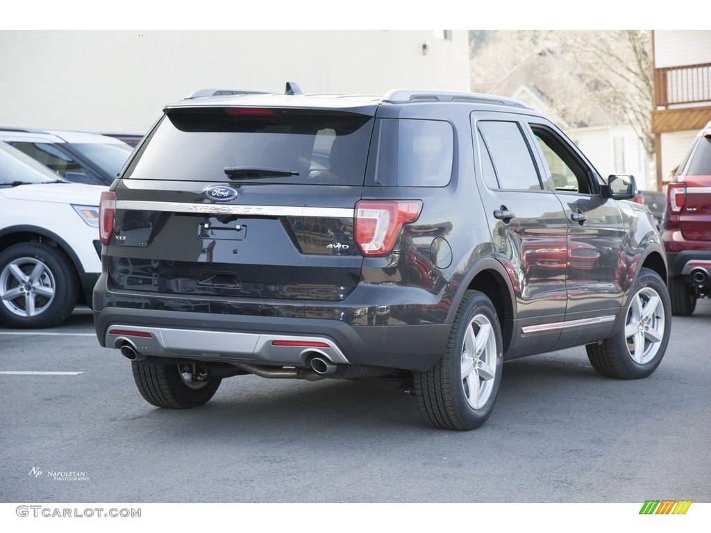 2016 Explorer XLT 4WD - Shadow Black / Ebony Black photo #3