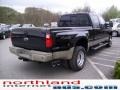 2009 Black Clearcoat Ford F350 Super Duty King Ranch Crew Cab 4x4 Dually  photo #4