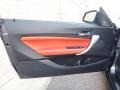 Coral Red/Black Door Panel Photo for 2015 BMW 2 Series #112385318
