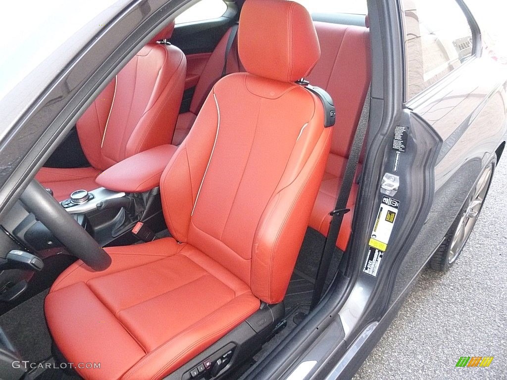 Coral Red/Black Interior 2015 BMW 2 Series M235i Coupe Photo #112385342