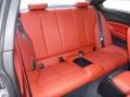 Coral Red/Black Rear Seat Photo for 2015 BMW 2 Series #112385474