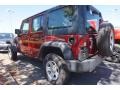 2012 Deep Cherry Red Crystal Pearl Jeep Wrangler Unlimited Sport 4x4  photo #2