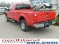 Red - F250 Super Duty XLT SuperCab 4x4 Photo No. 2