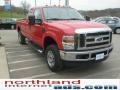 Red - F250 Super Duty XLT SuperCab 4x4 Photo No. 5