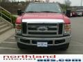 Red - F250 Super Duty XLT SuperCab 4x4 Photo No. 6