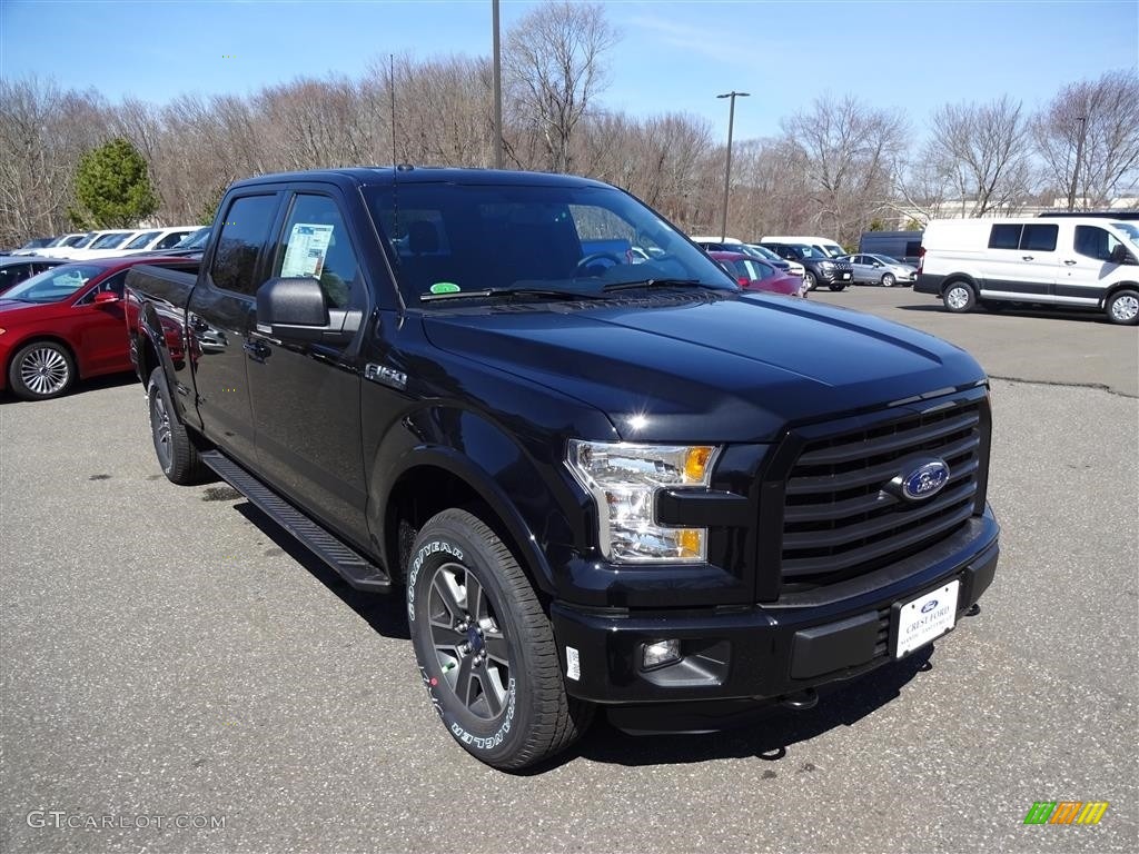 2016 F150 XLT SuperCrew 4x4 - Shadow Black / Black photo #1