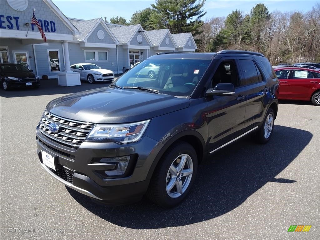 2016 Explorer XLT 4WD - Magnetic Metallic / Ebony Black photo #3