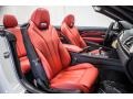 Sakhir Orange/Black 2016 BMW M4 Convertible Interior Color
