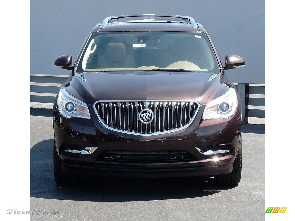 2016 Enclave Premium AWD - Dark Chocolate Metallic / Choccachino/Cocoa photo #4