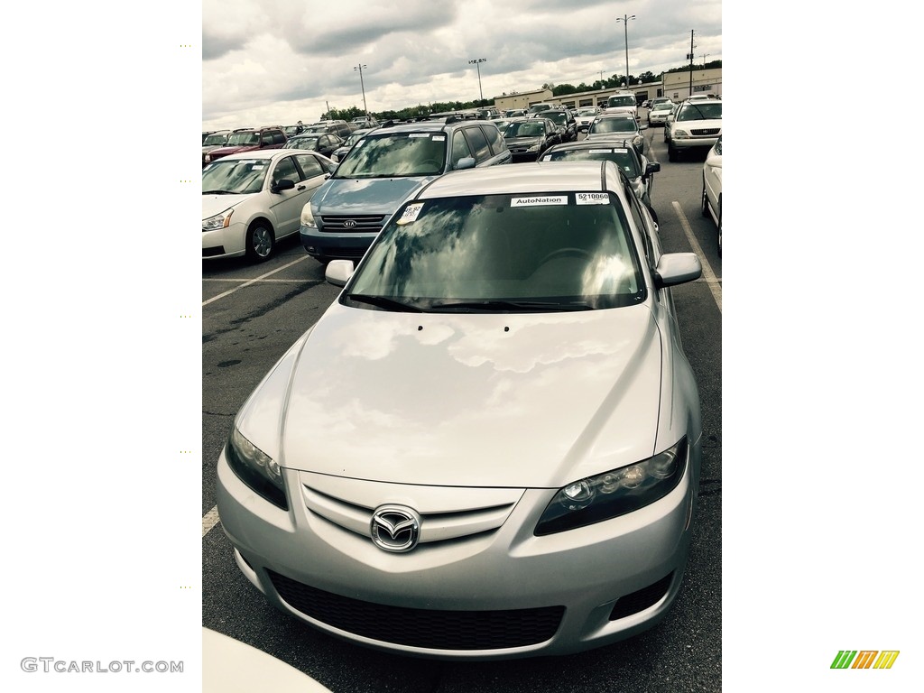 2008 MAZDA6 i Grand Touring Sedan - Silver Metallic / Gray photo #1