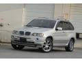 Titanium Silver Metallic 2001 BMW X5 4.4i