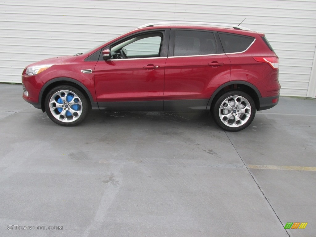 2016 Escape Titanium - Ruby Red Metallic / Charcoal Black photo #6