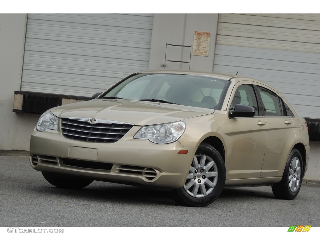 2010 Sebring Touring Sedan - White Gold / Dark Khaki/Light Graystone photo #1