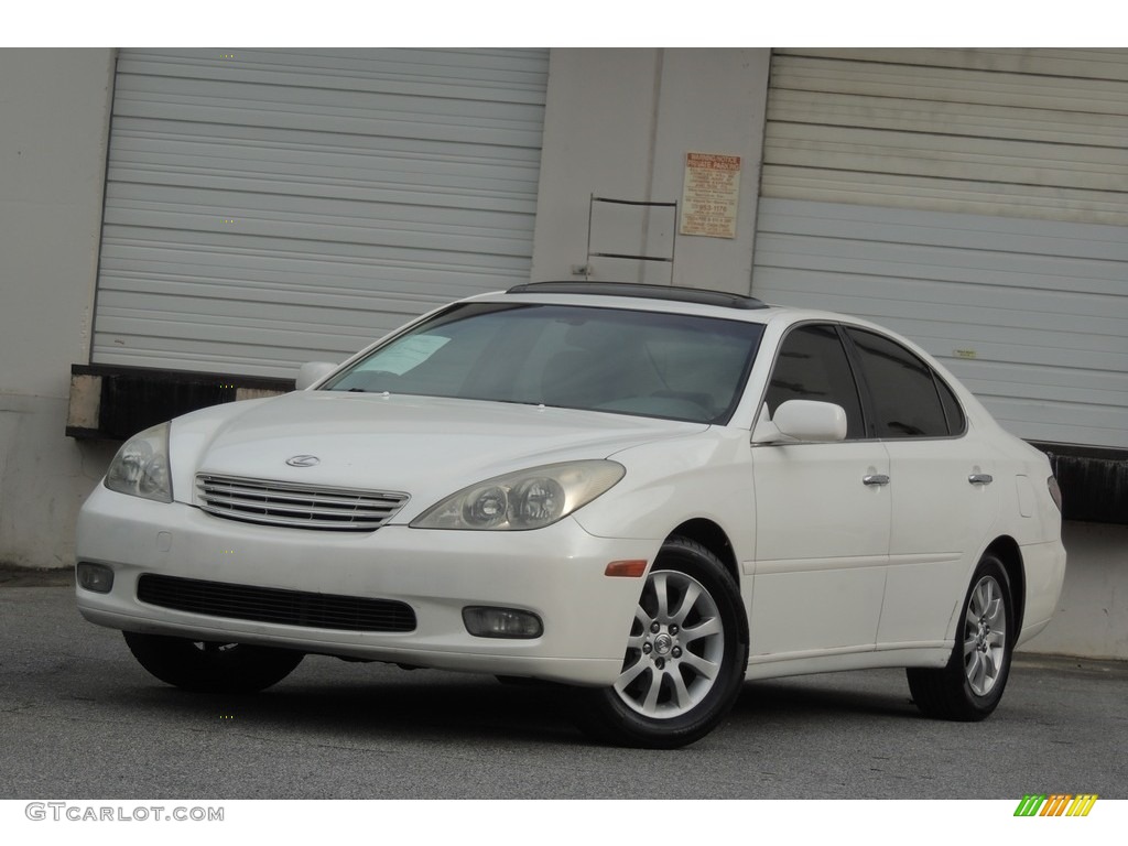 Crystal White Lexus ES